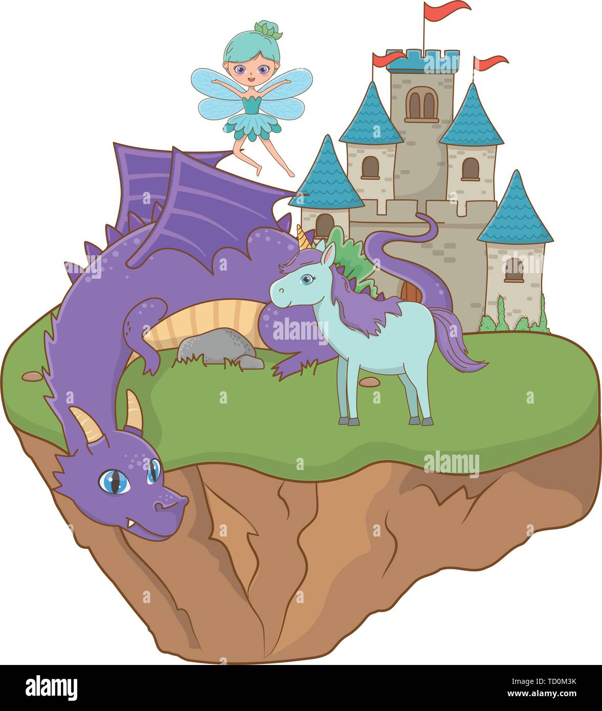 Drache Einhorn Stockfotos Und Bilder Kaufen Alamy