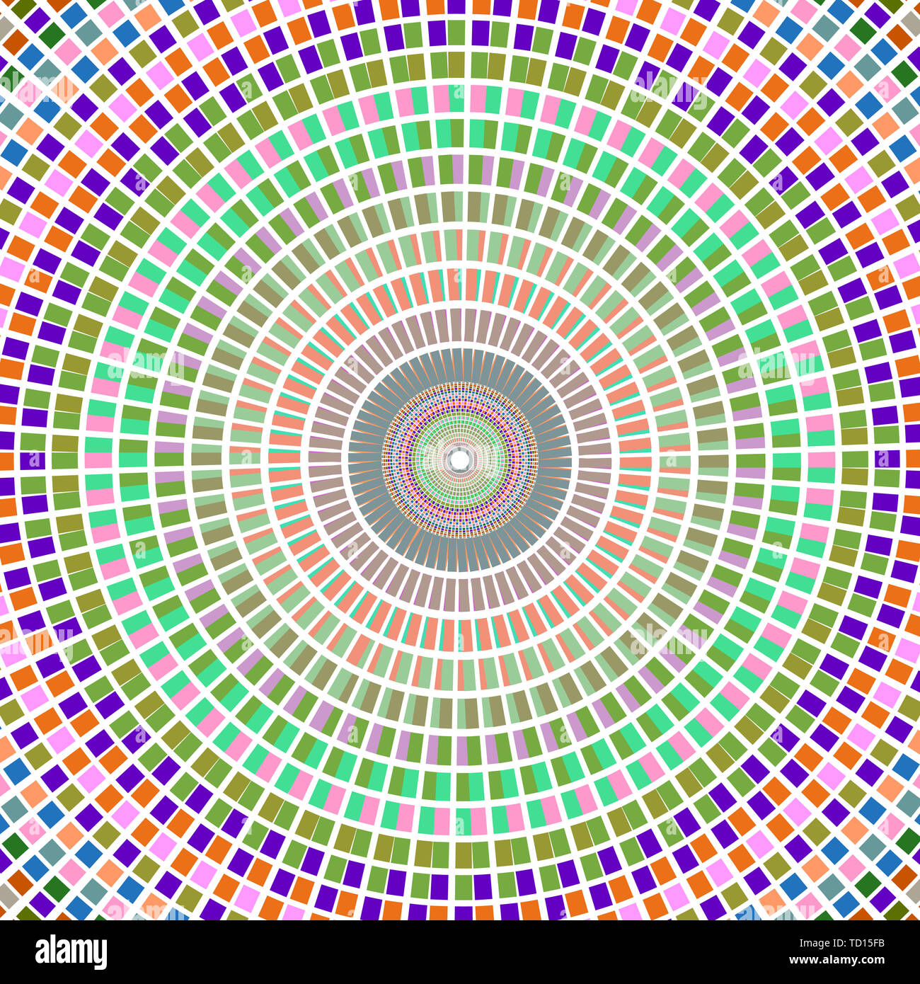 Bunte Farbe Bausteine bilden rotierende Abstrakt Hintergrund Stockfoto