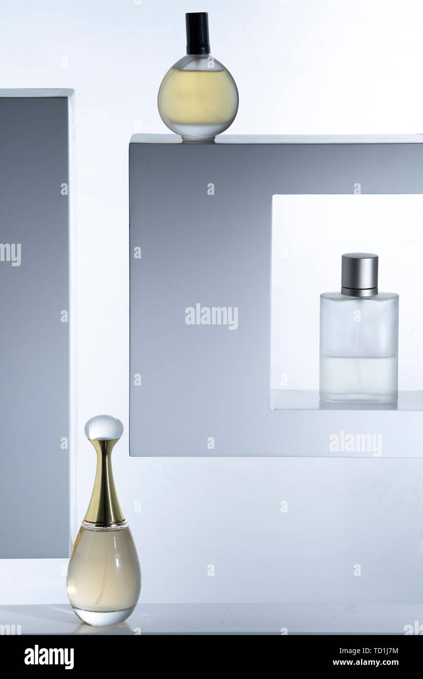 Make-up, Parfum. Stockfoto