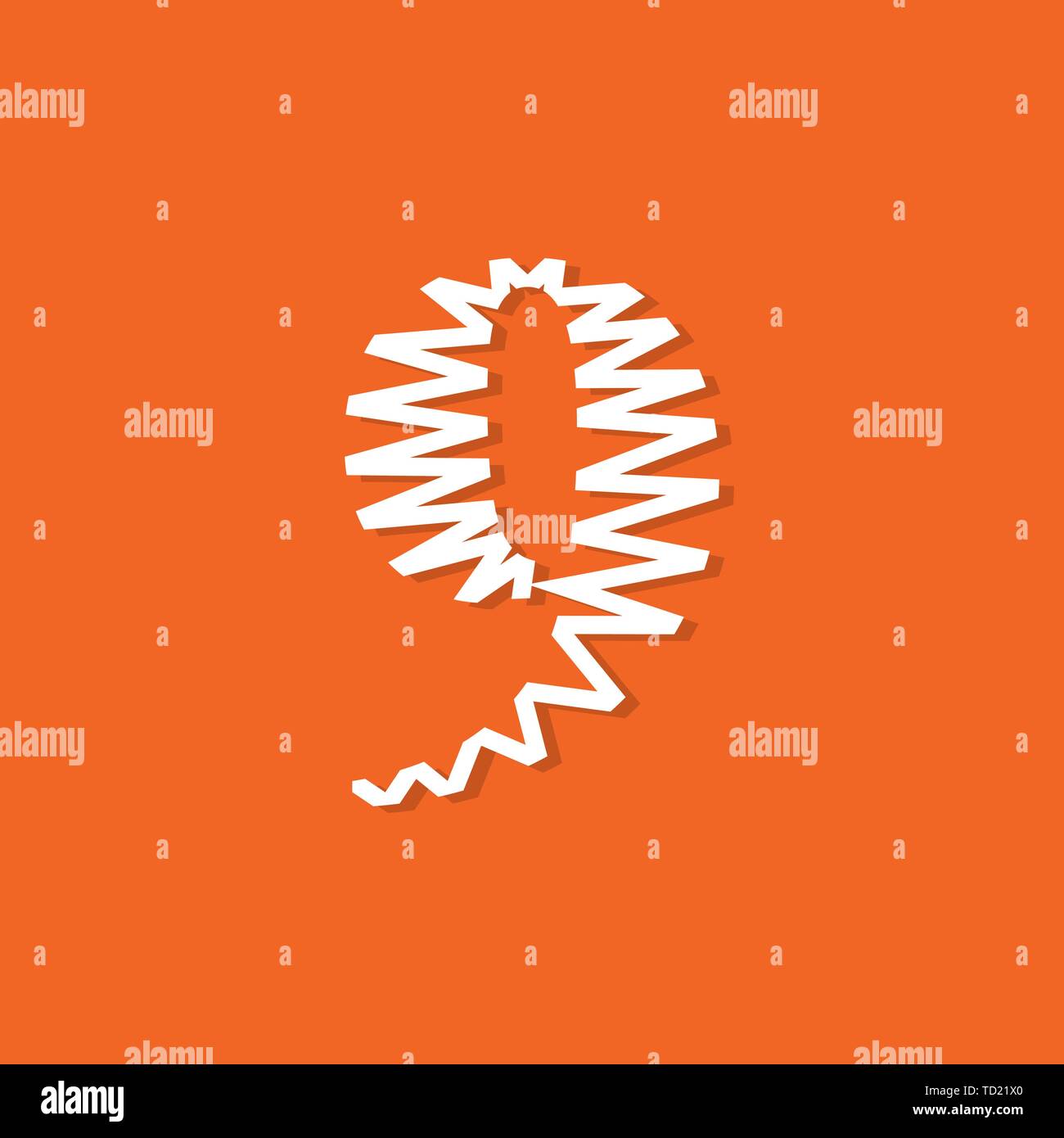 Logo Anzahl Vektor. Abstrakte logo Anzahl Stock Vektor