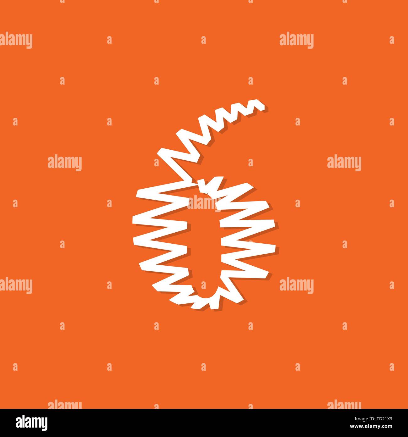 Logo Anzahl Vektor. Abstrakte logo Anzahl Stock Vektor