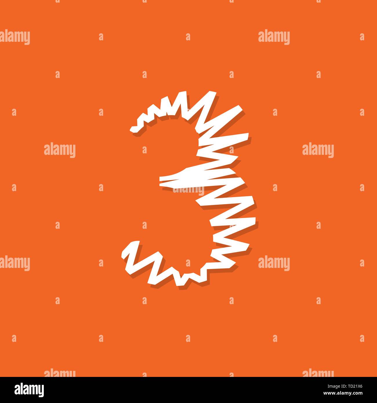 Logo Anzahl Vektor. Abstrakte logo Anzahl Stock Vektor