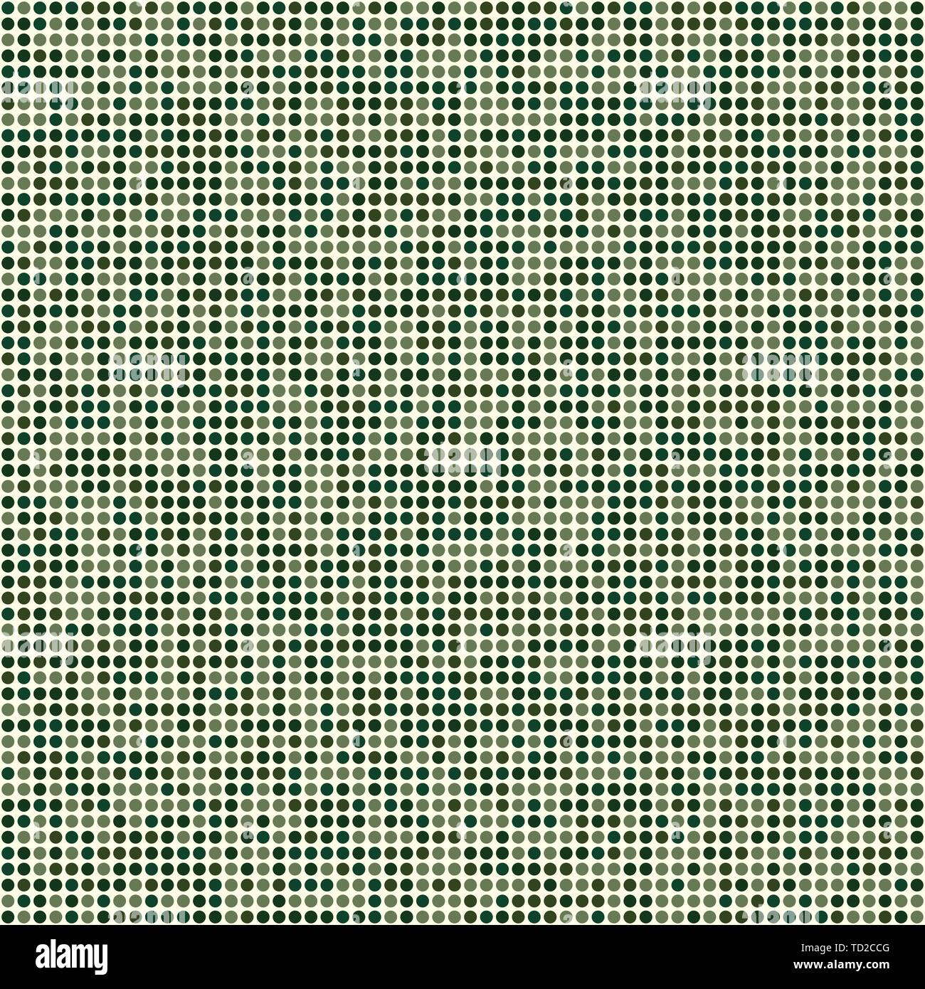 Abstrakte grüne Kreise militärischen quadratischen Muster Design Hintergrund. Sie können die Cover Design, Schlacht Artwork, Kraft ad, Poster verwenden. Vector EPS 10. Stock Vektor