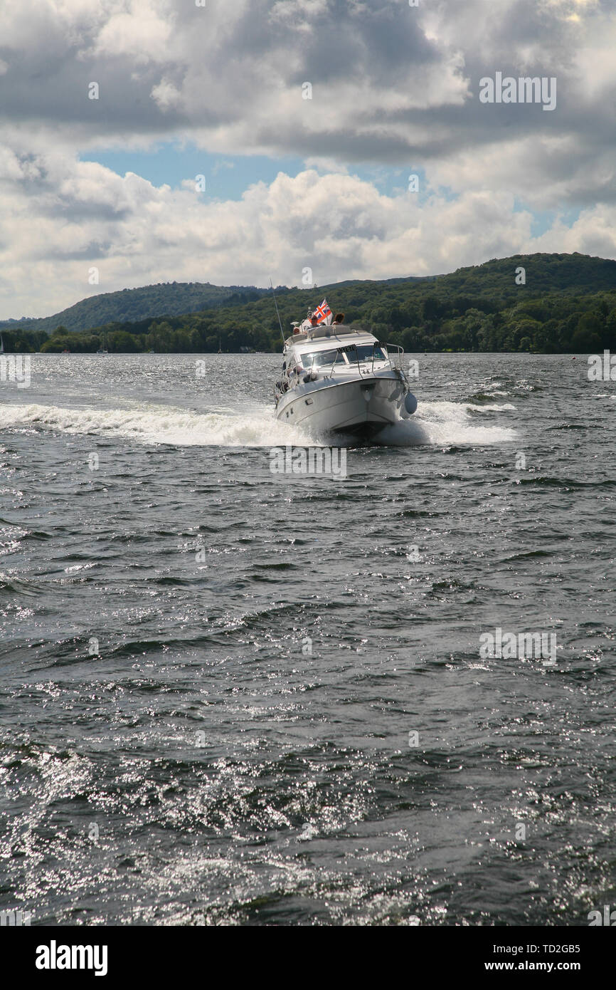 Natürliche Landschaft von ruhigen Wiese wiesen in England, England Stockfoto