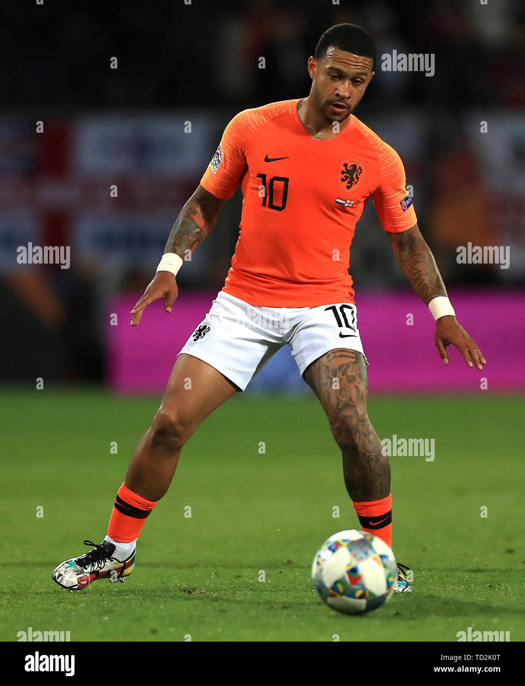 Memphis Depay Niederlande Stockfotografie Alamy