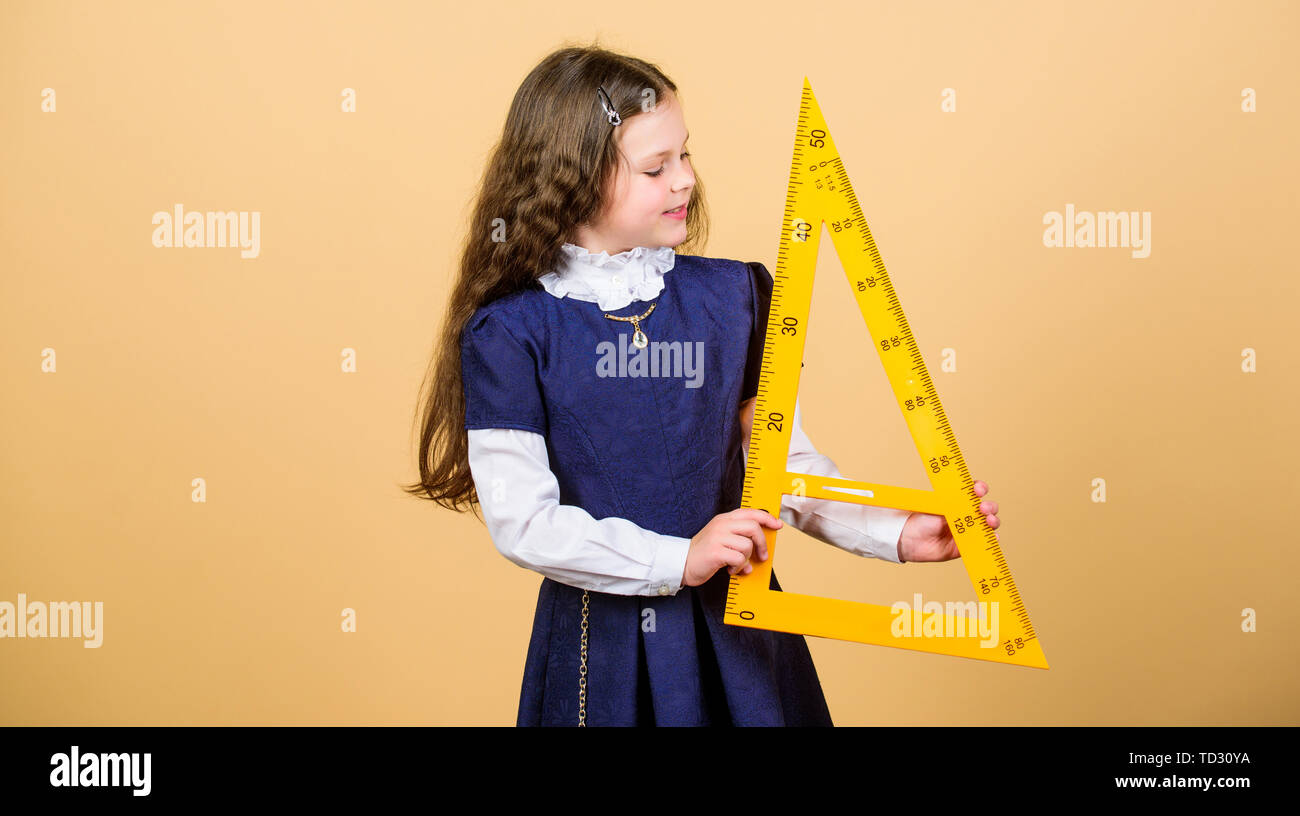 Kleine Mädchen wieder in die Schule. Stammzellen Schule Disziplinen