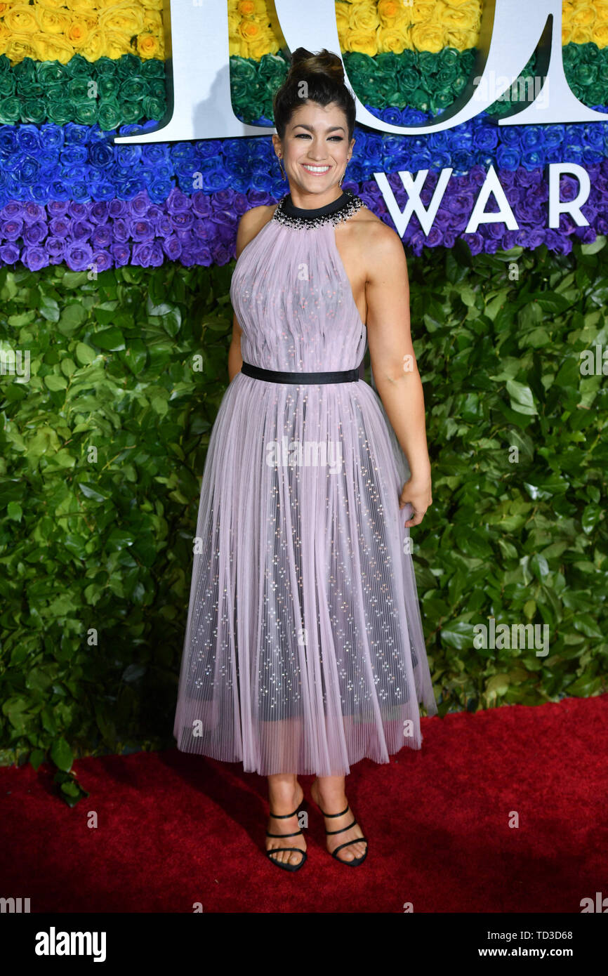 73. jährlichen Tony Awards, Ankünfte, Radio City Music Hall, New York, USA - 09 Jun 2019 - Sarah Zauntritte Stockfoto