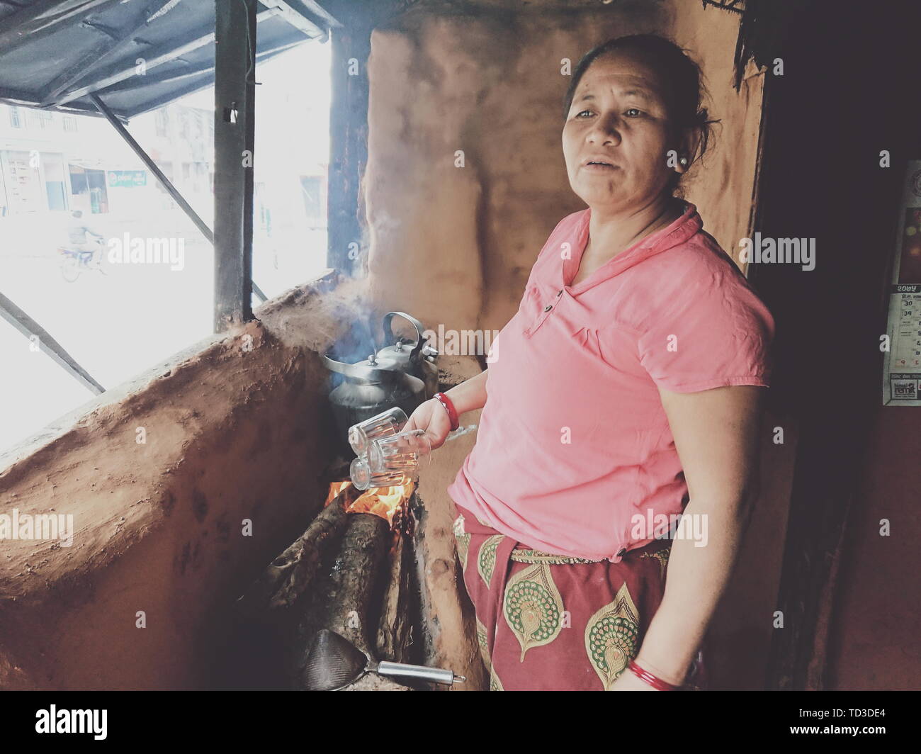 Fox's Weg zur Fotografie. Stockfoto