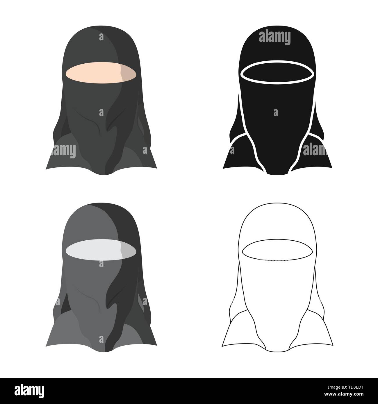 Isoliertes Objekt der Nachahmer und Wohnsitz anmelden. Sammlung der Nachahmer und Kultur vektor Symbol für das Lager. Stock Vektor