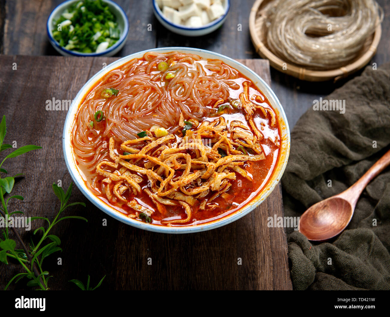Henan snack Xianxian tofu Küche Stockfoto