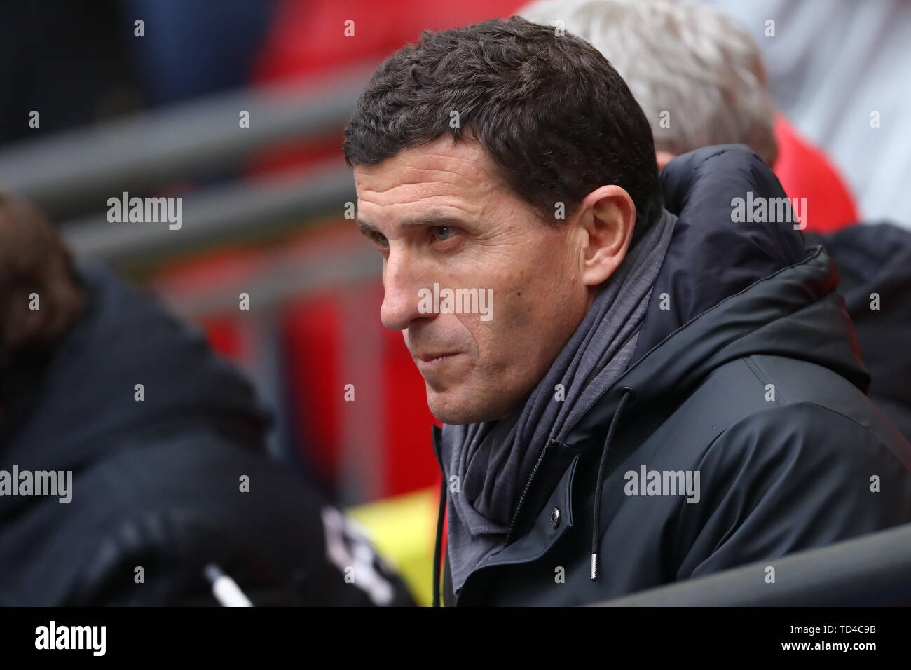 Manager von Watford, Javi Gracia - Watford v Wolverhampton Wanderers, der Emirates FA-Cup Halbfinale, Wembley Stadion, London - 7.April 2019 Editorial nur verwenden Stockfoto