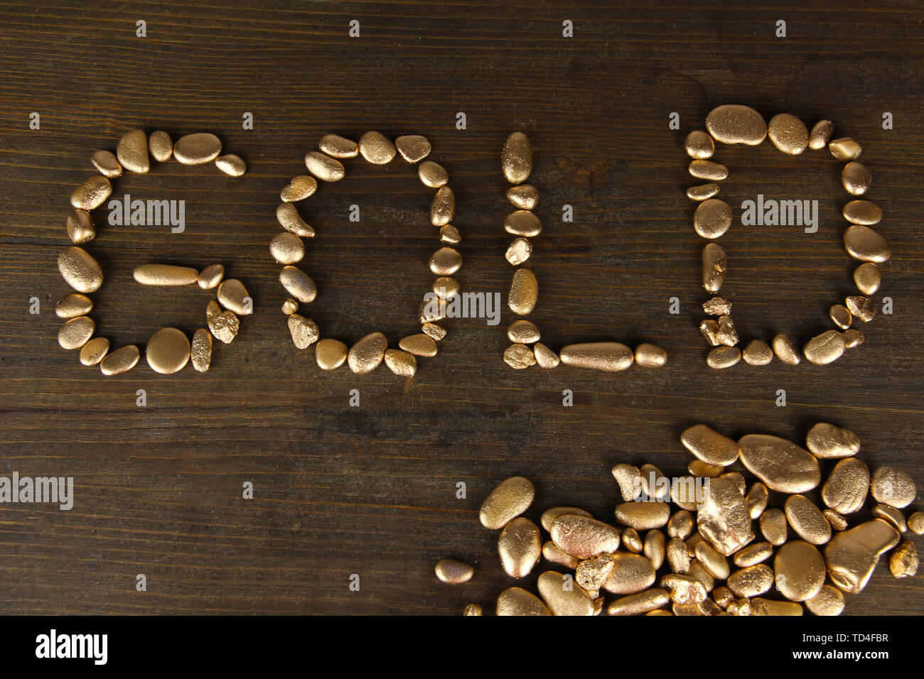 Wort Mit Gold Am Anfang www.alamy.de