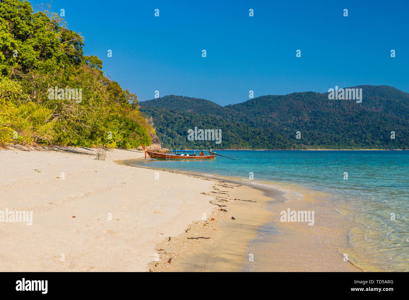 Ko Rawi Insel in Tarutao National Marine Park, Thailand, Südostasien, Asien Stockfoto