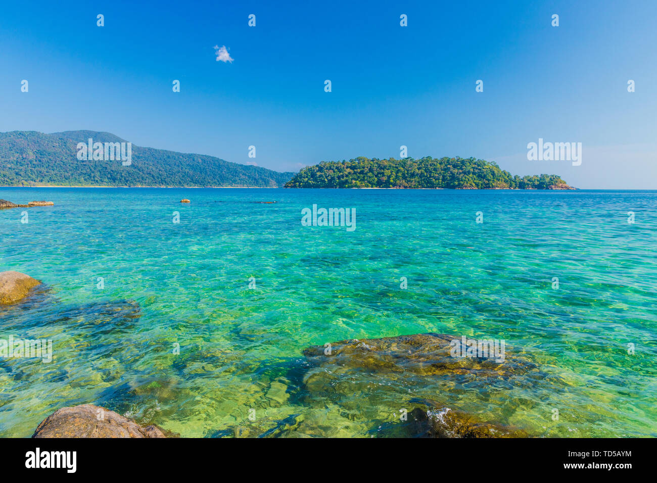 Ko Rawi Insel in Tarutao National Marine Park, Thailand, Südostasien, Asien Stockfoto