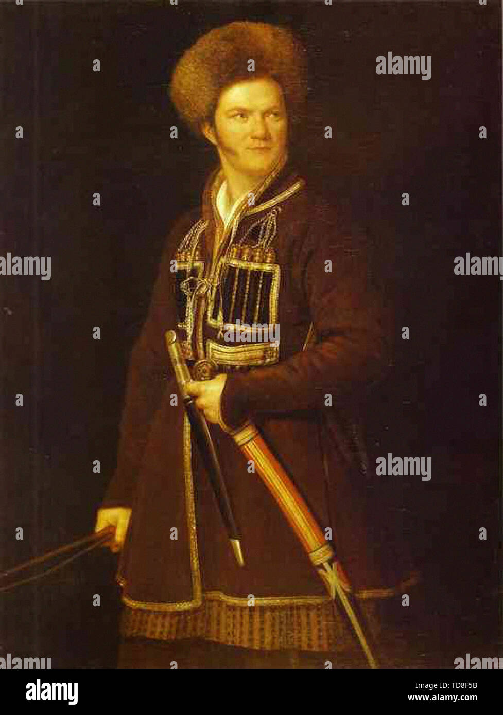 Orlowski - Self Portrait Anzug kaukasische Krieger Stockfoto