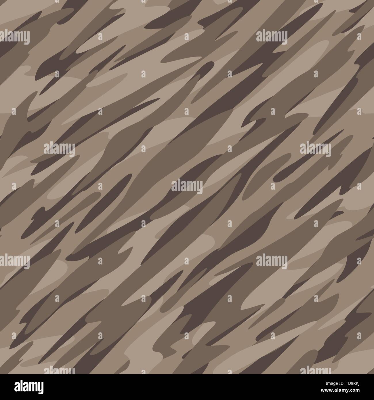 Desert Camouflage abstrakte Nahtlose, Sich wiederholendes Muster Vector Illustration Stock Vektor