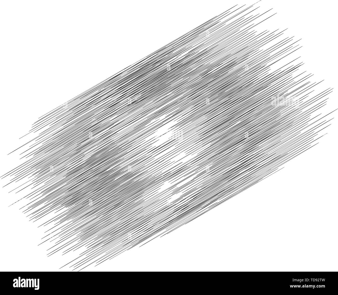 Random kantige Linien, die parallel verlaufenden Mode. Random geometrischen Linien Stock Vektor