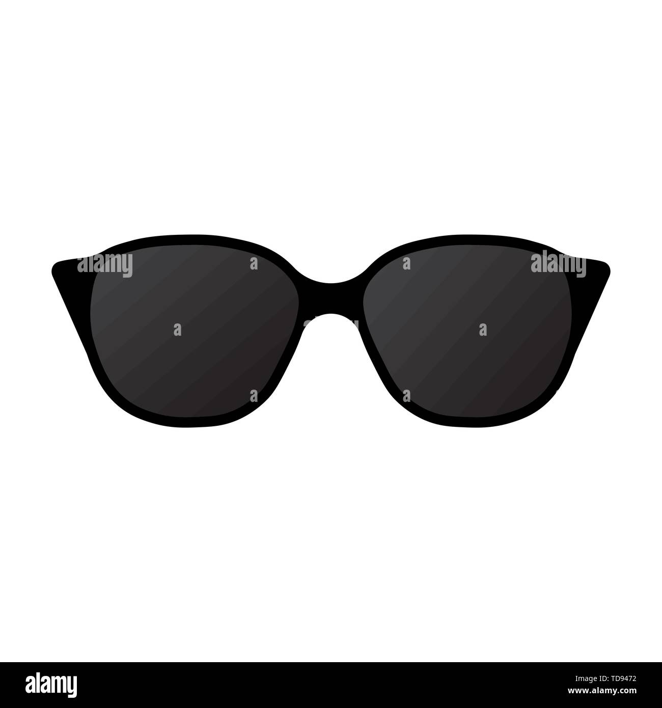 Sun Brille. Sommerurlaub reisen Symbol. Vector EPS 10. Stock Vektor