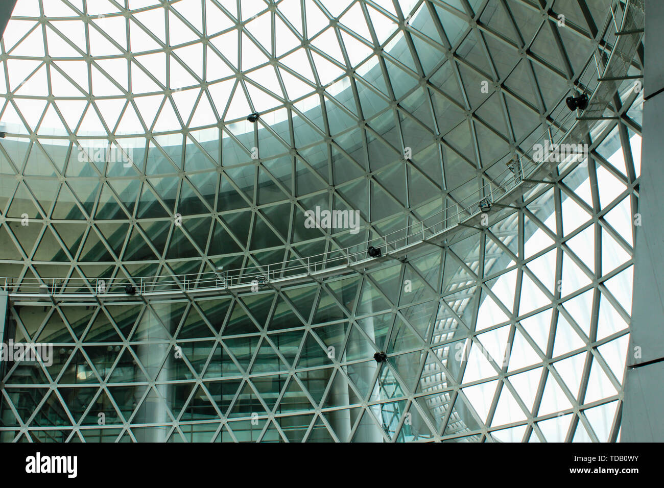 Das Shanghai Museum für Wissenschaft und Technologie Stockfoto