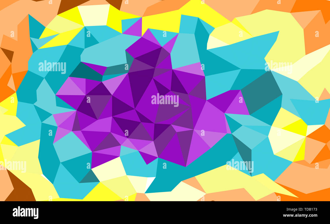 Abbildung: farbige geometrische Hintergrund Textur Stockfoto