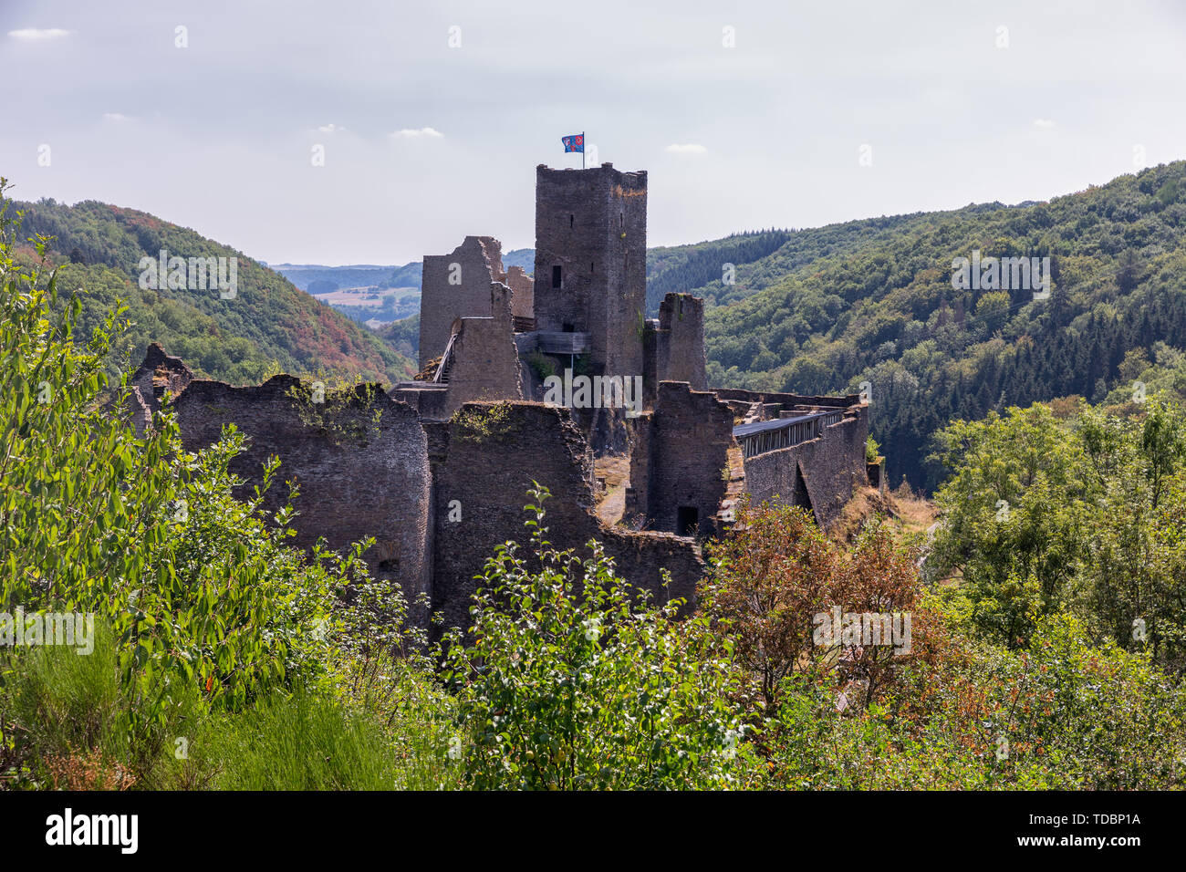 Berg Castle, Luxembourg Stockfotos & Berg Castle, Luxembourg Bilder Alamy