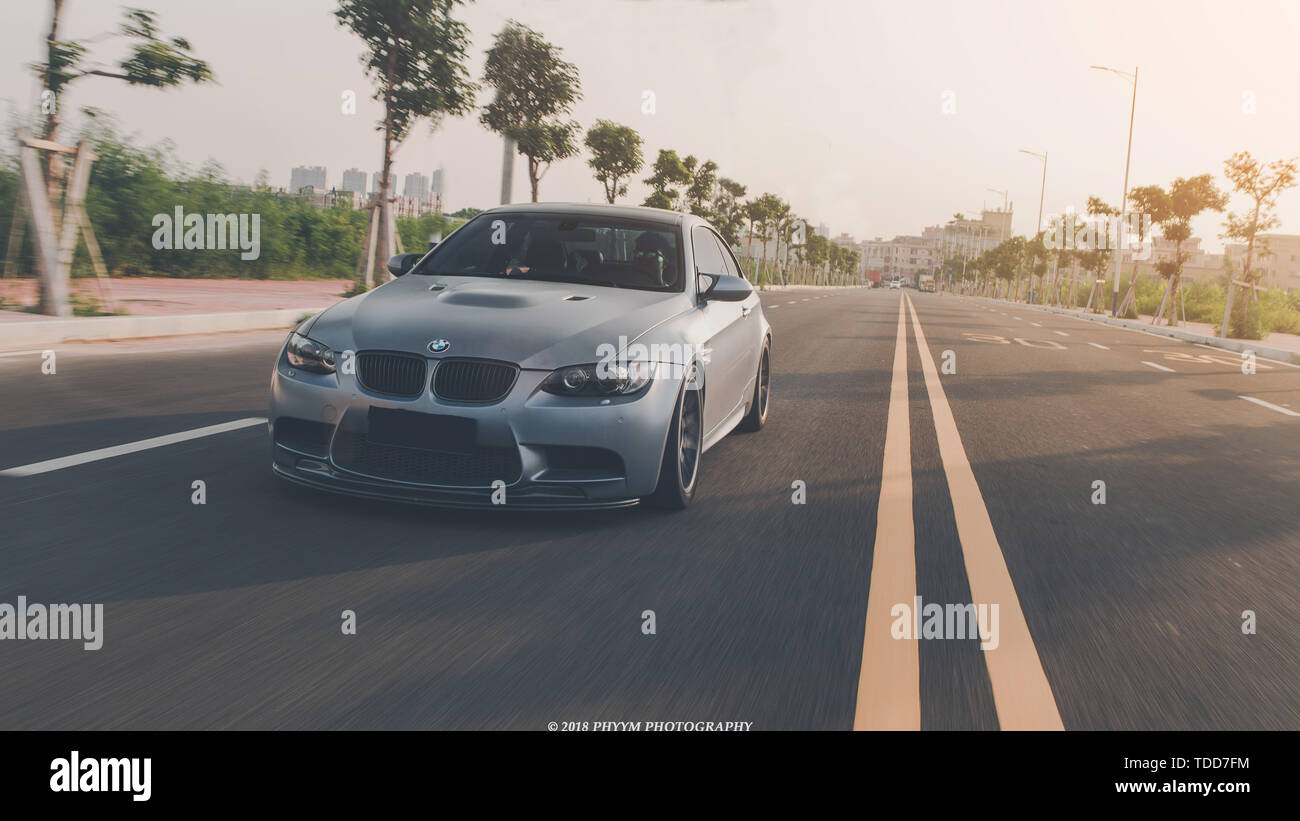 BMW M3 und M4 Stockfoto