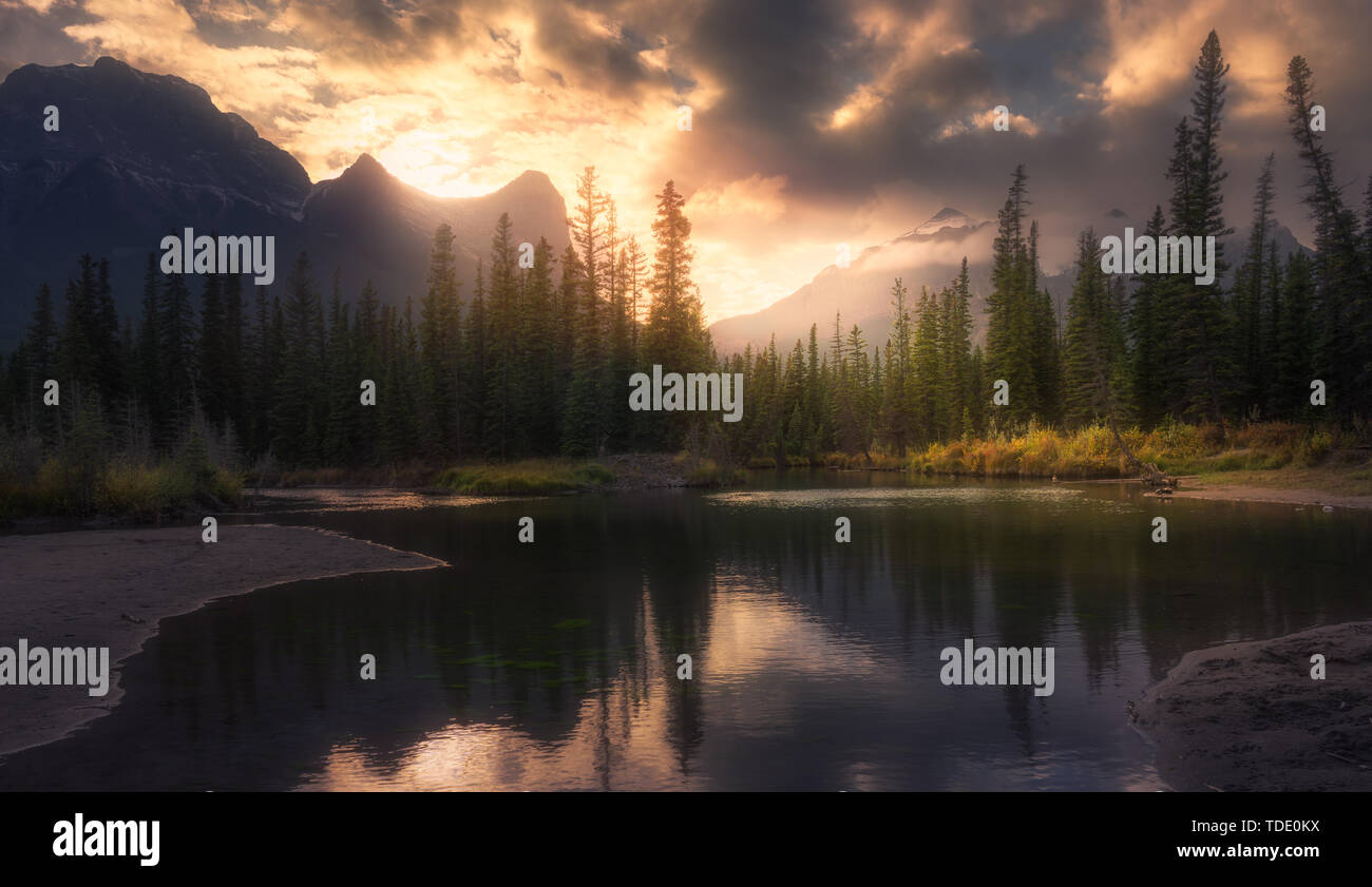 Kanadische Landschaft Stockfoto