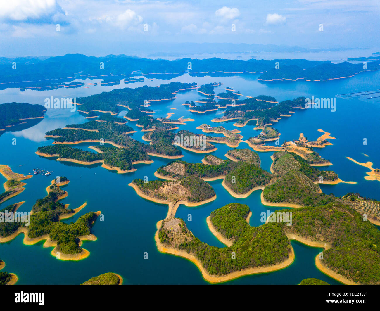 Chun Yang Linie der Qiandao Lake, Hangzhou Stockfoto