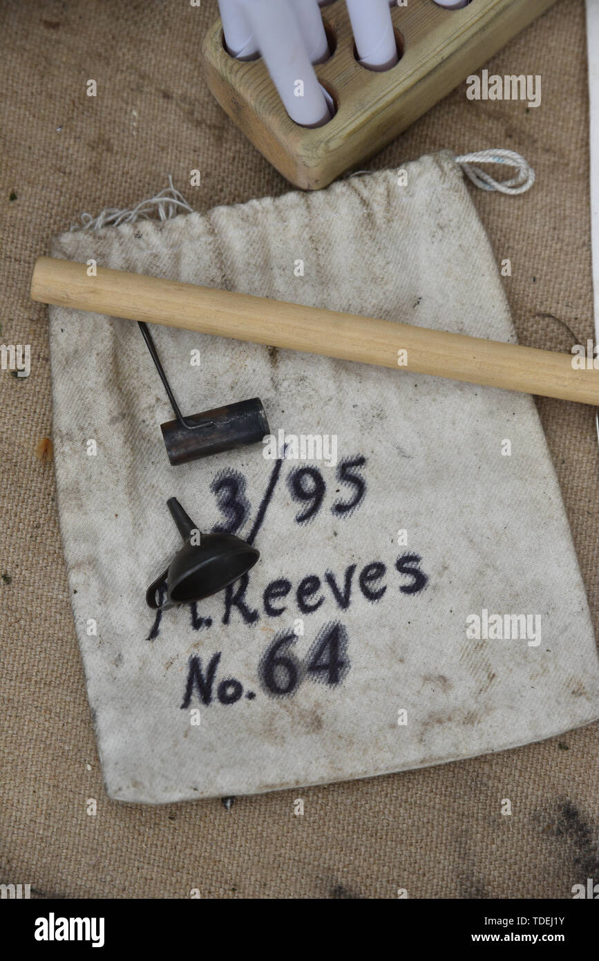 Apsley House, Hyde Park Corner, London, UK. 15 Juni, 2019. Die Schlacht von Waterloo Hochzeitstag bei Apsley House gehalten, zusammen mit Mitgliedern der '95-Gewehre". Quelle: Matthew Chattle/Alamy leben Nachrichten Stockfoto