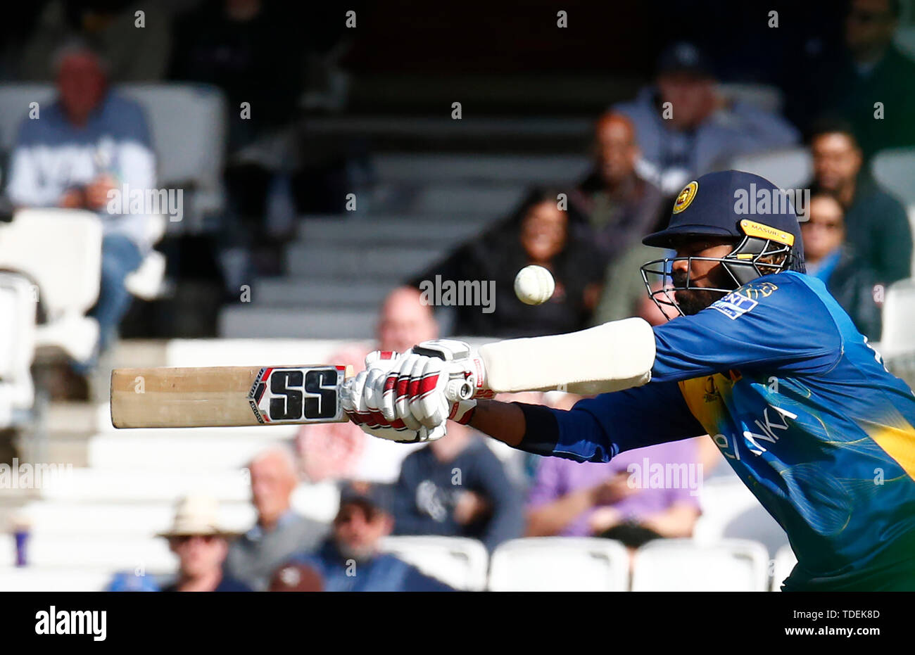 London, Großbritannien. 15 Juni, 2019. LONDON, England. Juni 15:Lasith Malinga von Sri Lanka während ICC Cricket World Cup zwischen Sri Lanka und Australien am Oval Stadium am 15. Juni 2019 in London, England. Credit: Aktion Foto Sport/Alamy leben Nachrichten Stockfoto