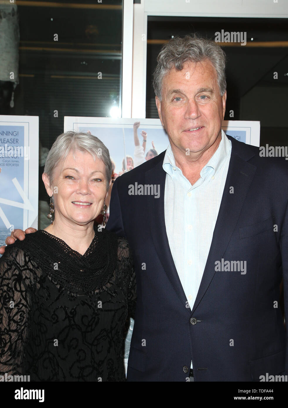 Juni 14, 2019 - Los Angeles, CA, USA - 14. Juni 2019 - Los Angeles, Kalifornien - Tracy Edwards, Tom Bernard. LA Premiere von Sony Pictures Classic ''MAiden'' Linwood Dunn Theater statt. Photo Credit: Faye Sadou/AdMedia (Credit Bild: © Faye Sadou/AdMedia über ZUMA Draht) Stockfoto