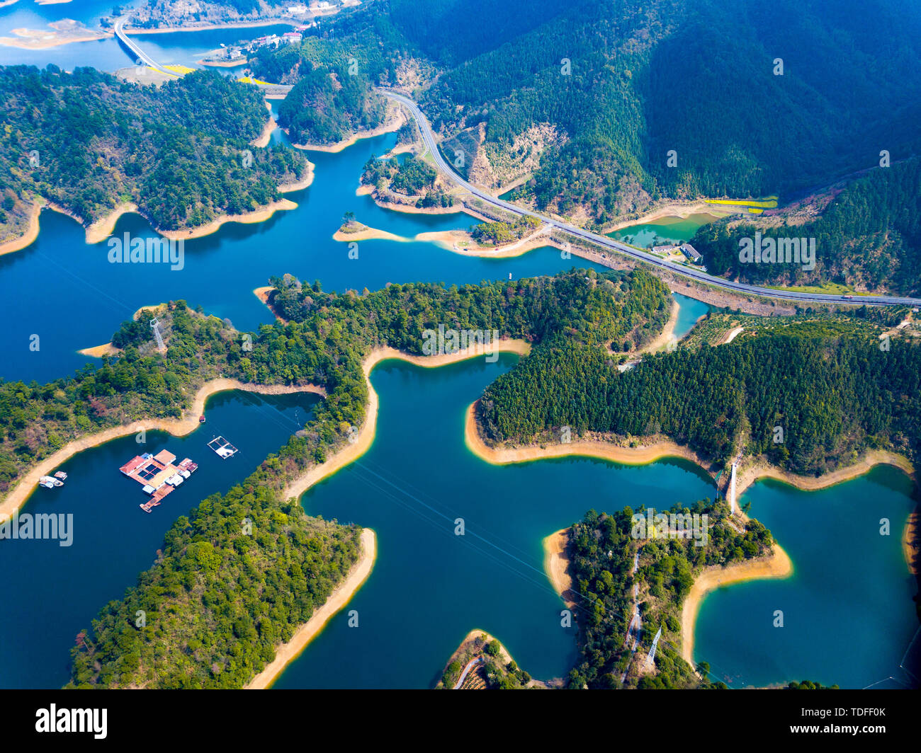 Chun Yang Linie der Qiandao Lake, Hangzhou Stockfoto