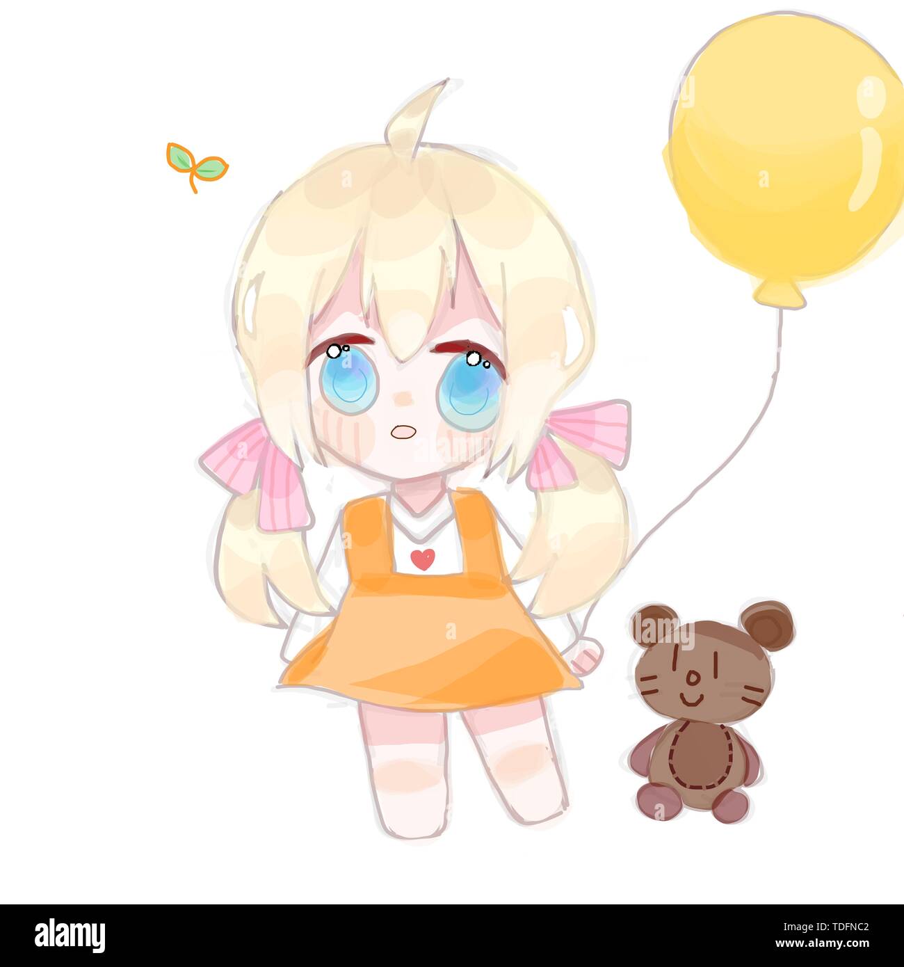 Das Bild zeichnen. Stockfoto