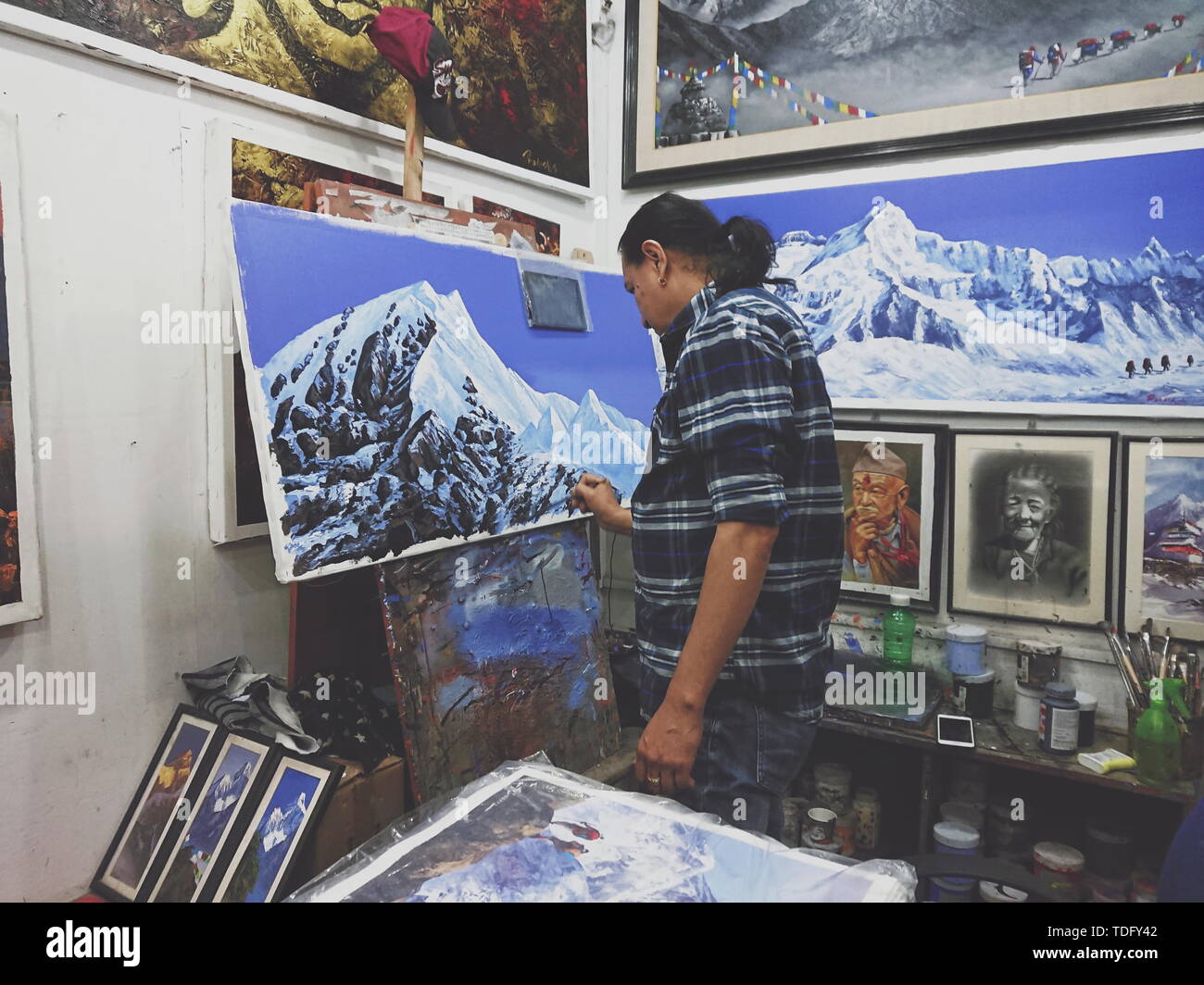 Fox's Weg zur Fotografie. Stockfoto