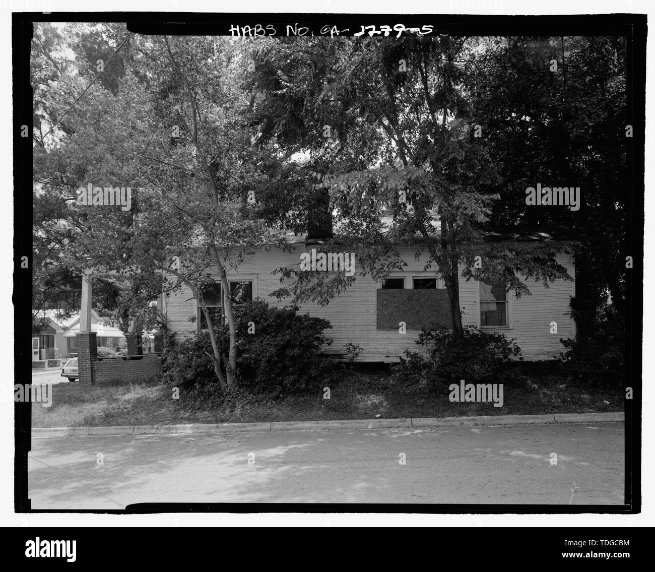 Nordseite. - Lee House, 19 Henrietta Street, Savannah, Chatham County, GA Stockfoto