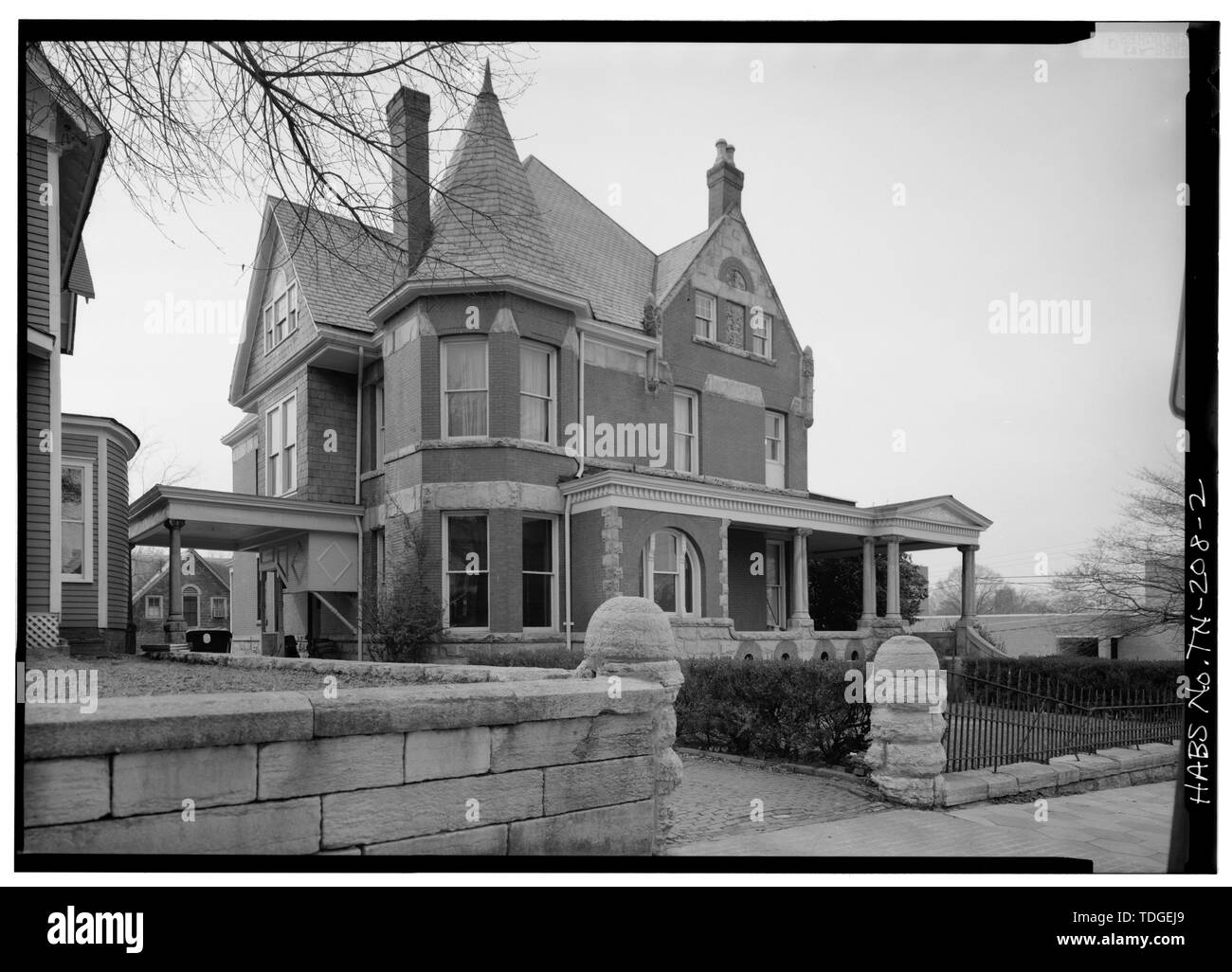 Nordöstlich UND SÜDÖSTLICH VON OST-Joseph H. Warner Home, 800 Vine Street, Chattanooga, Hamilton County, TN Stockfoto