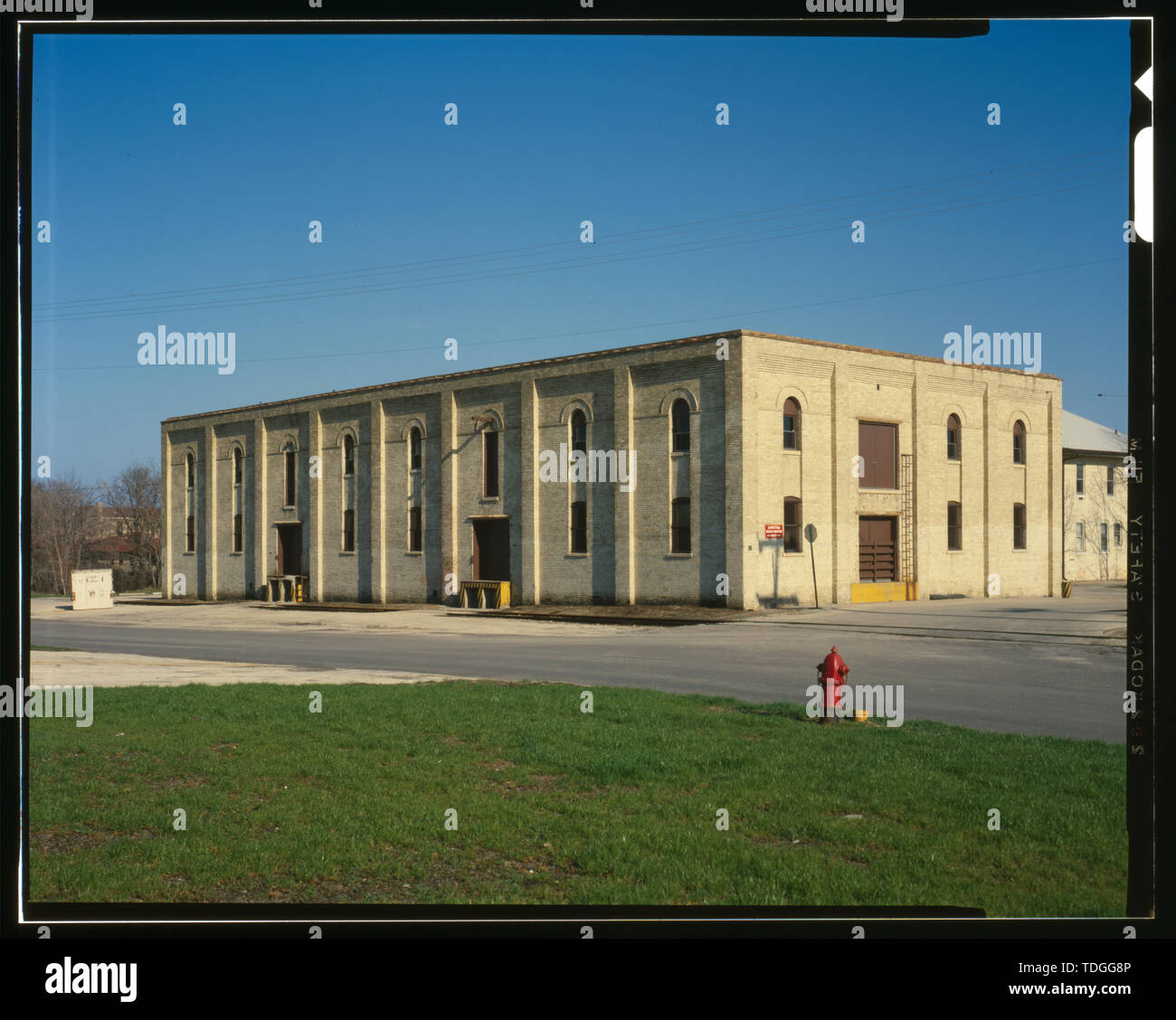 Nordwesten - Fort Sheridan, Feldhäcksler Storehouse, Thorpe Road, Lake Forest, Lake County, IL Stockfoto