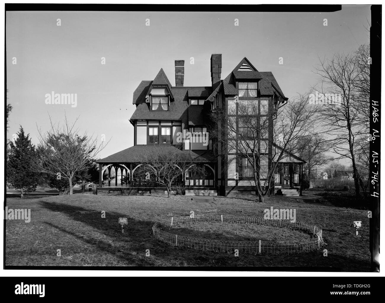 NORTHWEST FRONT-Emlen Physick House, 1048 Washington Street, Cape May, Cape May County, New Jersey Stockfoto