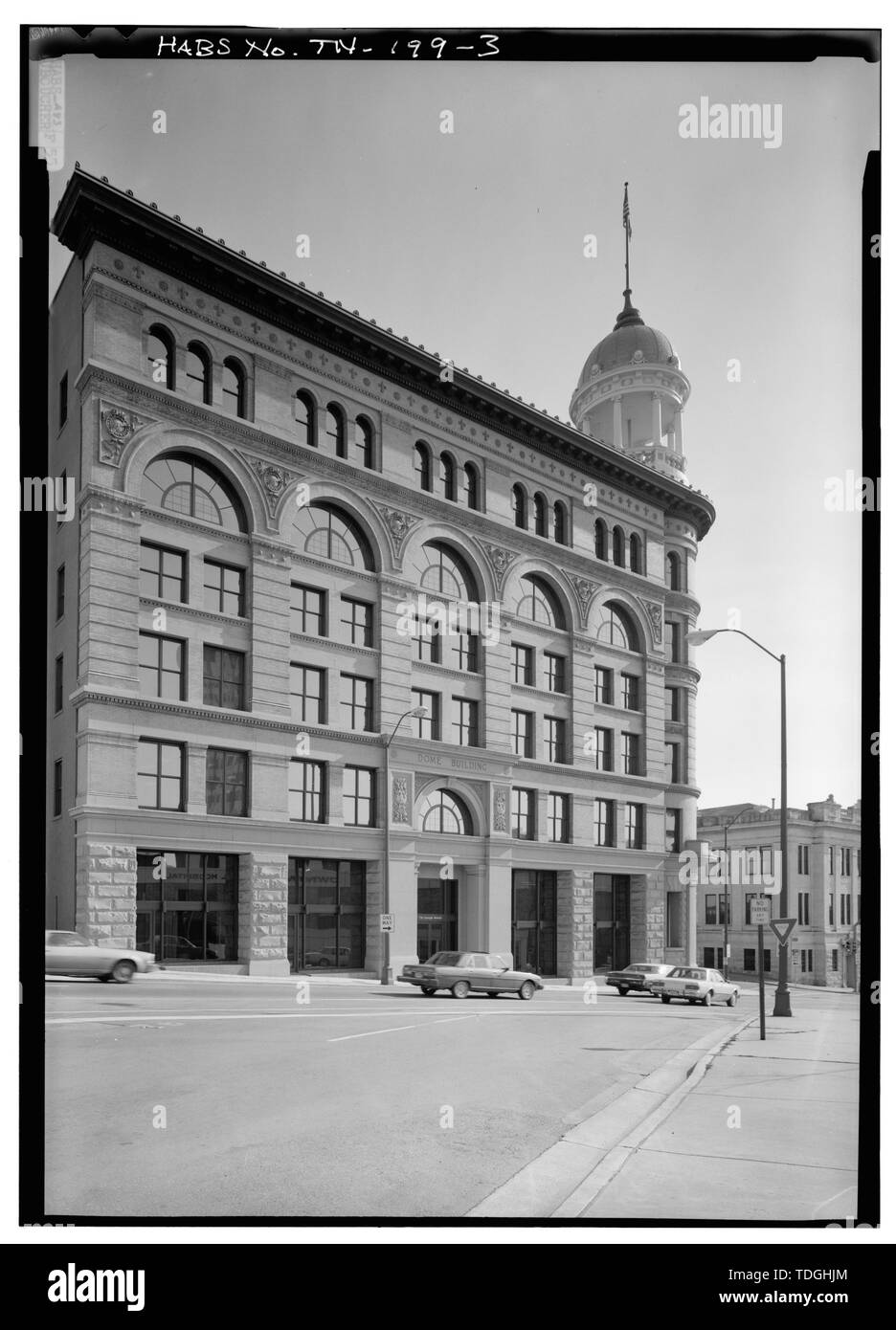 Nordwestseite, aus Nord - die Zeiten Gebäude, Georgia Avenue und East Eighth Street, Chattanooga, Hamilton County, TN Stockfoto