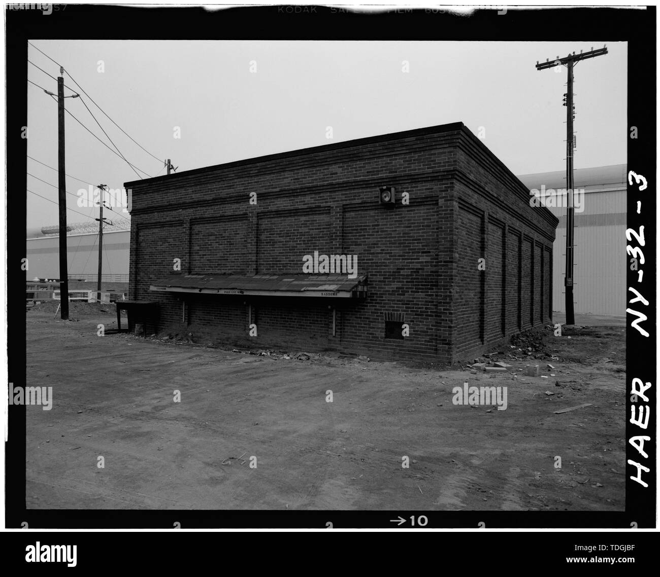 Nordosten (hinten und seitlich). - Alte Anaconda Copper Works, Elm und der Market Street, Perth Amboy, Middlesex County, New Jersey Stockfoto