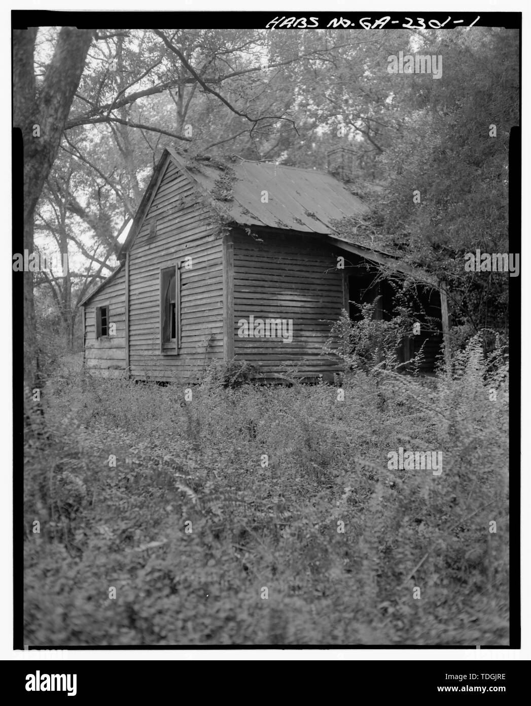 Nordost - Rambo-Ivey Mieter Haus, im Osten der USA 27-State Route 1, nördlich von County Road 132, Bluffton, Clay County, GA Stockfoto