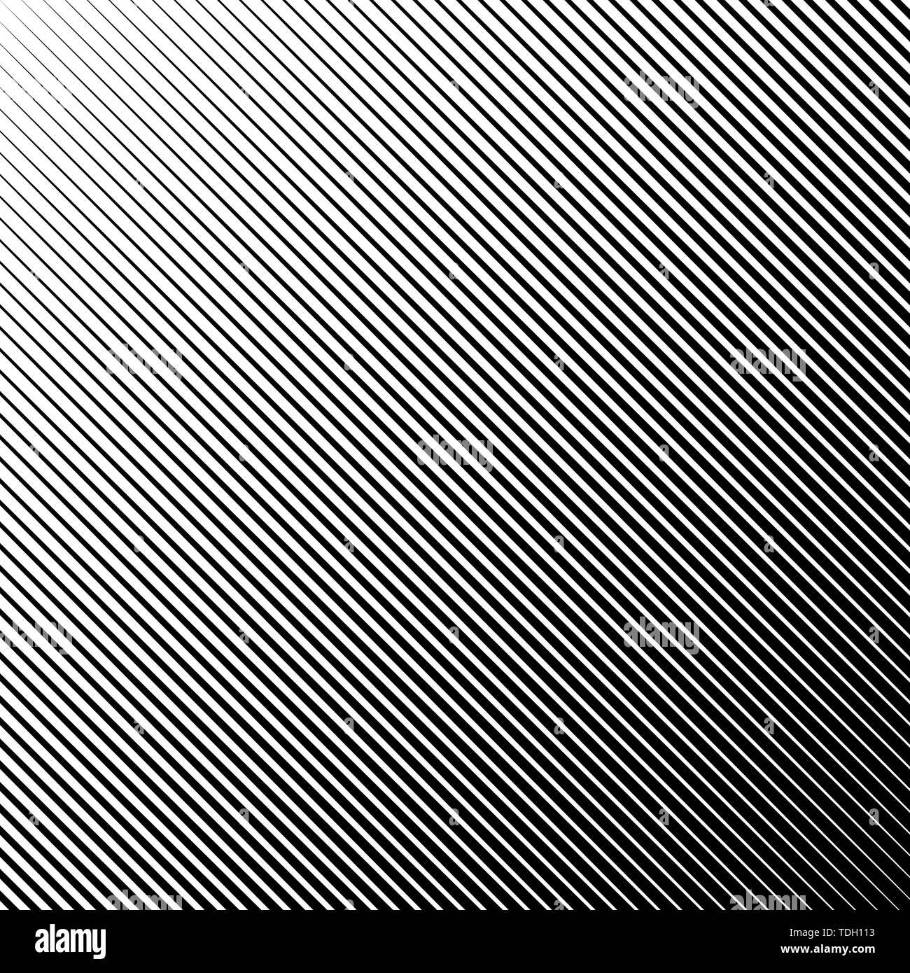 Diagonale abstrakte schwarz gestreiften Hintergrund. Vector Illustration. Stock Vektor