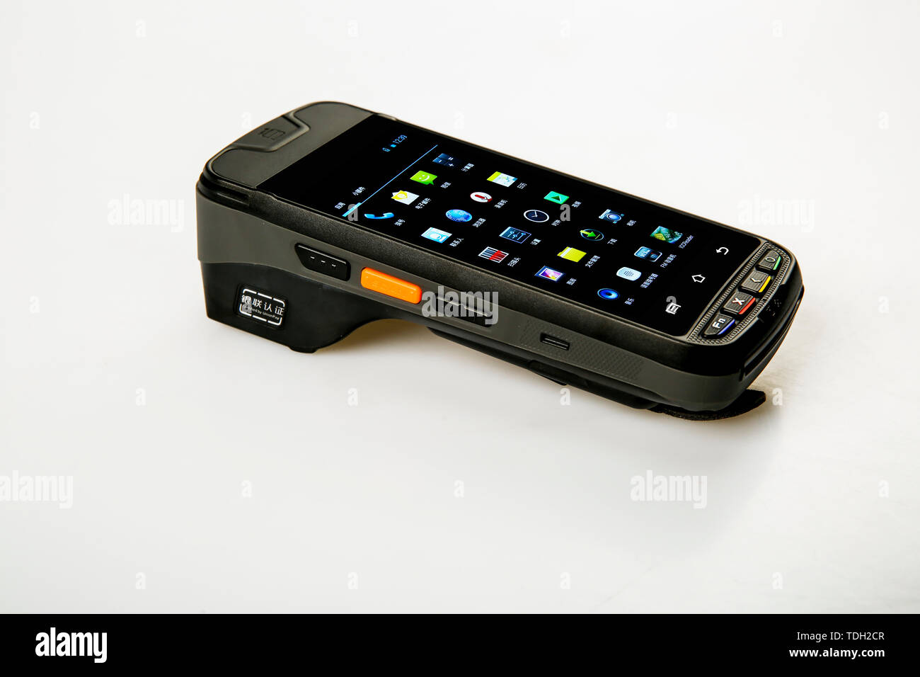 Posing Maschine Swipe Card punch Maschine Stockfoto