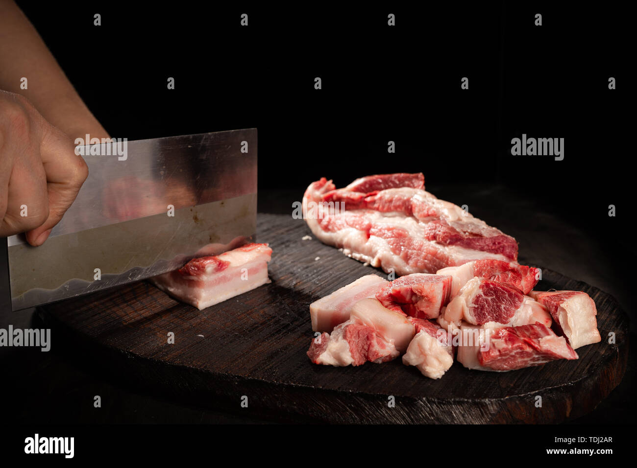Frische Nordosten Reine dummes Schwein Stockfoto