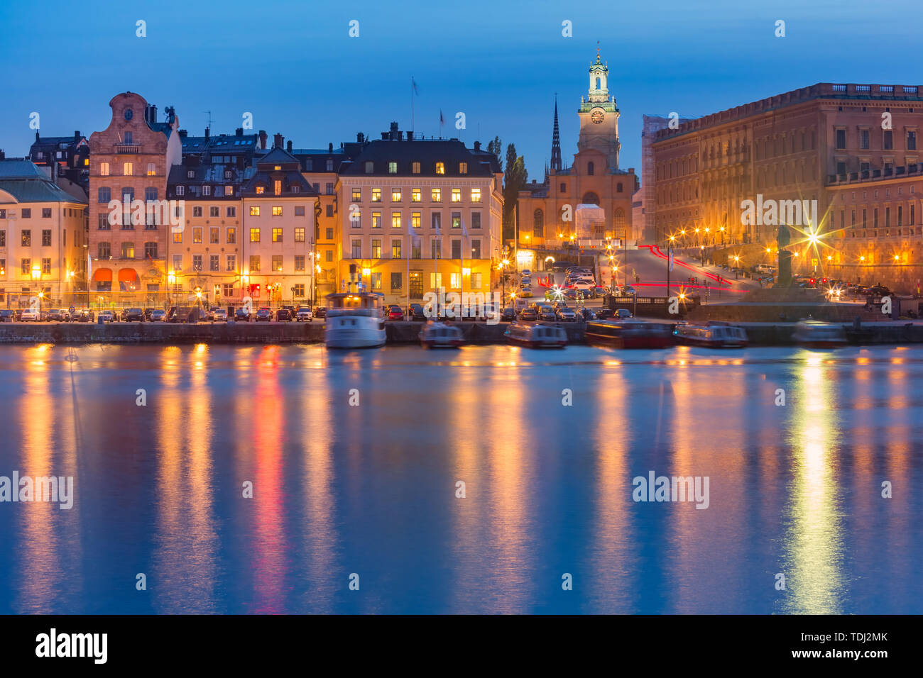 Gamla Stan in Stockholm, Schweden Stockfoto