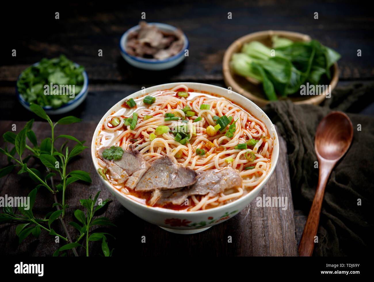 Henan berühmten Essen county branded Nudeln Stockfoto