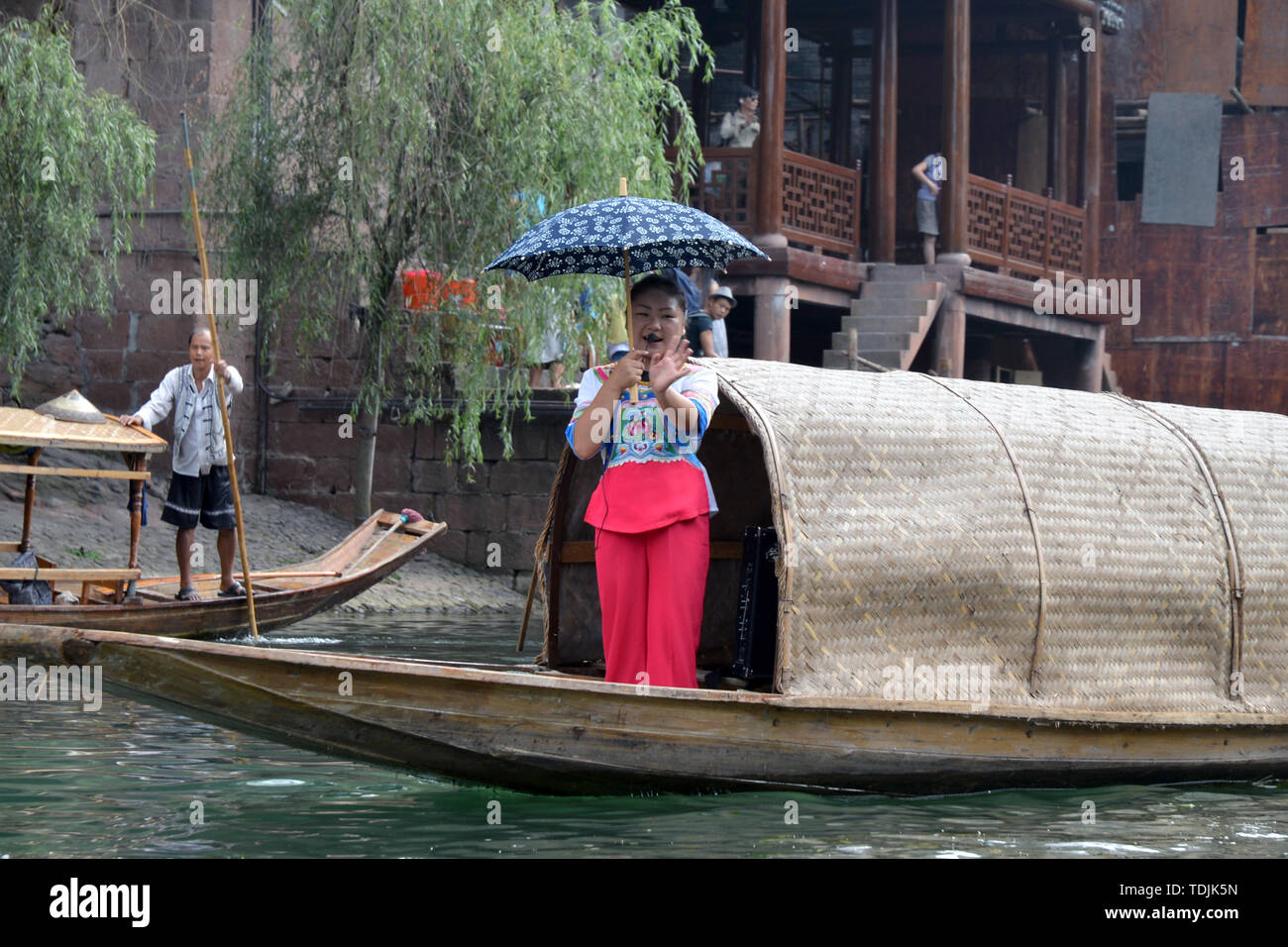 Die chinesische Minderheit Zoll - Mountain Songs Stockfoto
