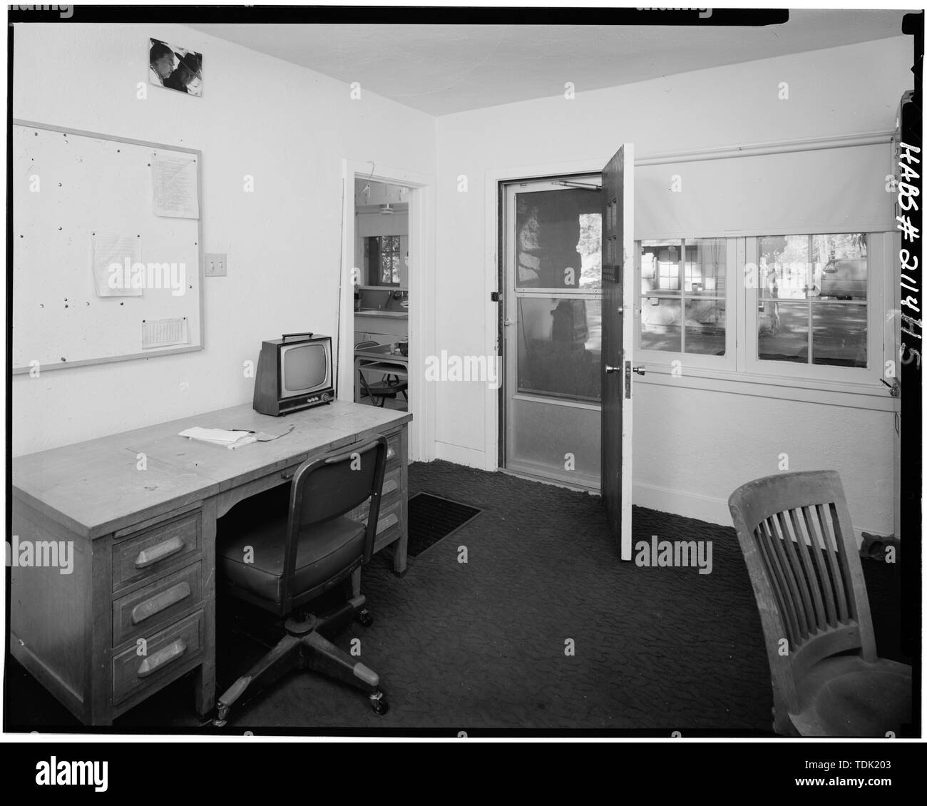 Büro - Lassen Volcanic National Park, Manzanita Ranger Residence, Mineral, Tehama County, CA Stockfoto