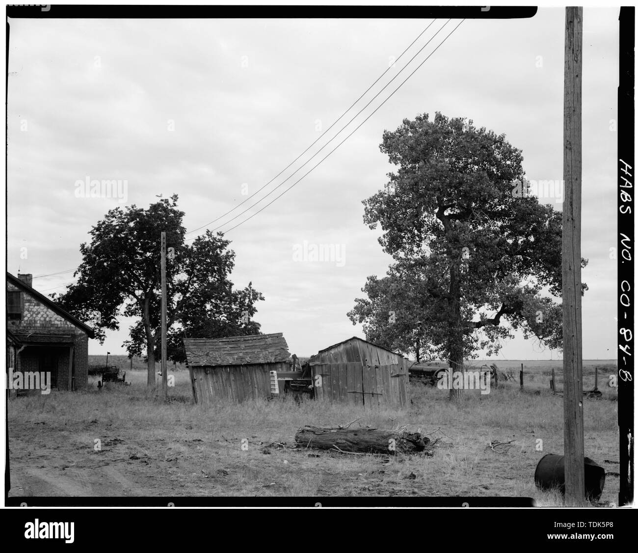 Nebengebäude östlich-windler Farm, Nähe von Osten Forty-Eighth Avenue und Piccadilly Straße, Aurora, Adams County, CO Stockfoto