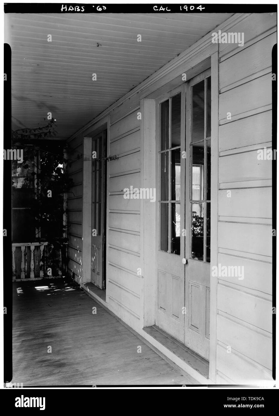 Oktober 2, 1960 EINGANGSPORTAL (South Elevation) - Phelps House, 329 Divisadero Street, San Francisco, San Francisco County, CA Stockfoto